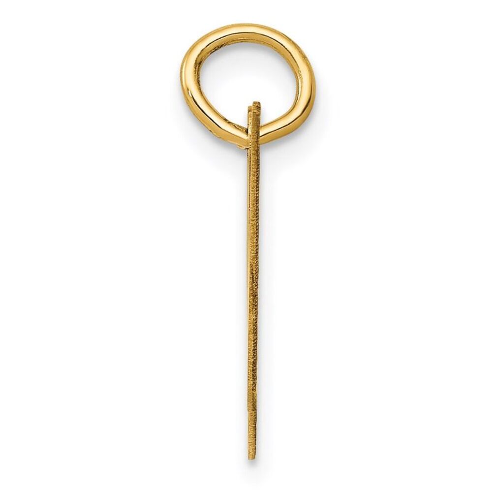 Kazi Luxury 14k Yellow Gold Small Fancy Script Le… - image 2